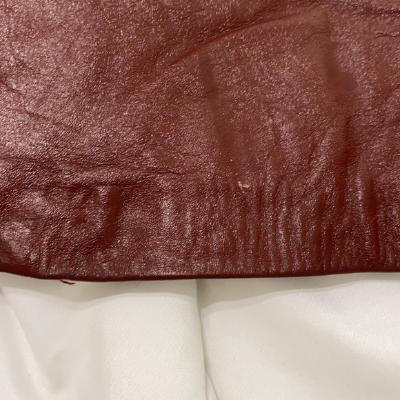 Vintage 70s Leather Tailored Belted Trenchcoat - Picture 13 of 16